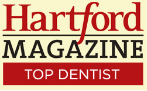 Hartford Magazine Top Dentist award badge