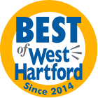 Best of West Hartford Since 2014 stamp