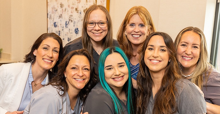 Blue Back Dental team members smiling