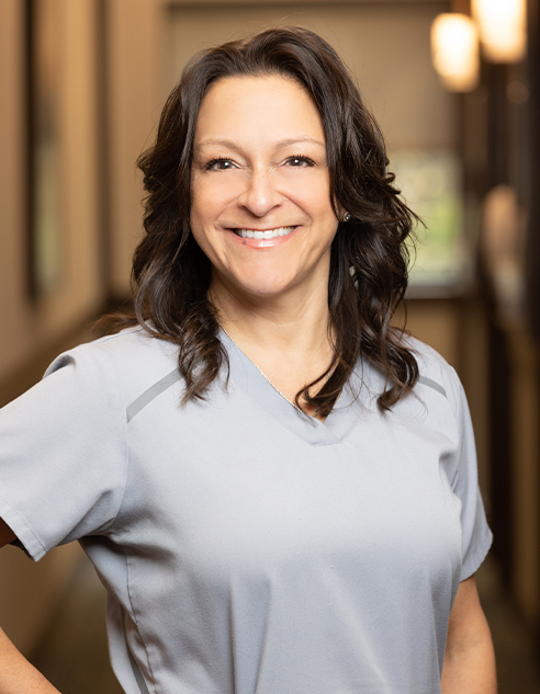 Lead dental hygienist Michele